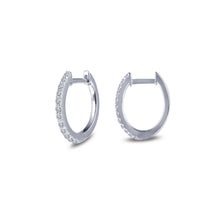 Load image into Gallery viewer, 10 mm x 11 mm Oval Huggie Hoop Earrings-E0345CLP