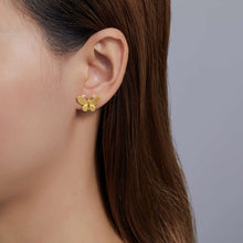 Load image into Gallery viewer, Butterfly Stud Earrings-E495CLG
