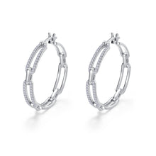 Load image into Gallery viewer, Paperclip Hoop Earrings-E0511CLP
