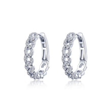 Load image into Gallery viewer, Interlocking Circles Hoops-E0541CLP