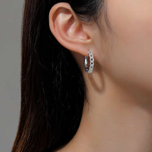 Load image into Gallery viewer, Interlocking Circles Hoops-E0541CLP