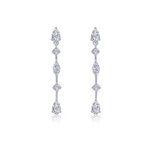 Load image into Gallery viewer, Exquisite Linear Drop Earrings-E0565CLP
