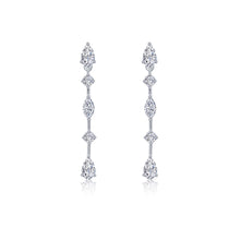 Load image into Gallery viewer, Exquisite Linear Drop Earrings-E0565CLP