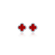 Load image into Gallery viewer, 0.4 CTW Halo Stud Earrings-E0609AGP