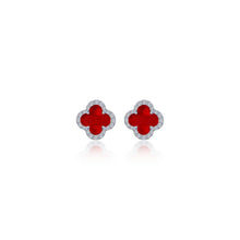 Load image into Gallery viewer, 0.4 CTW Halo Stud Earrings-E0609AGP