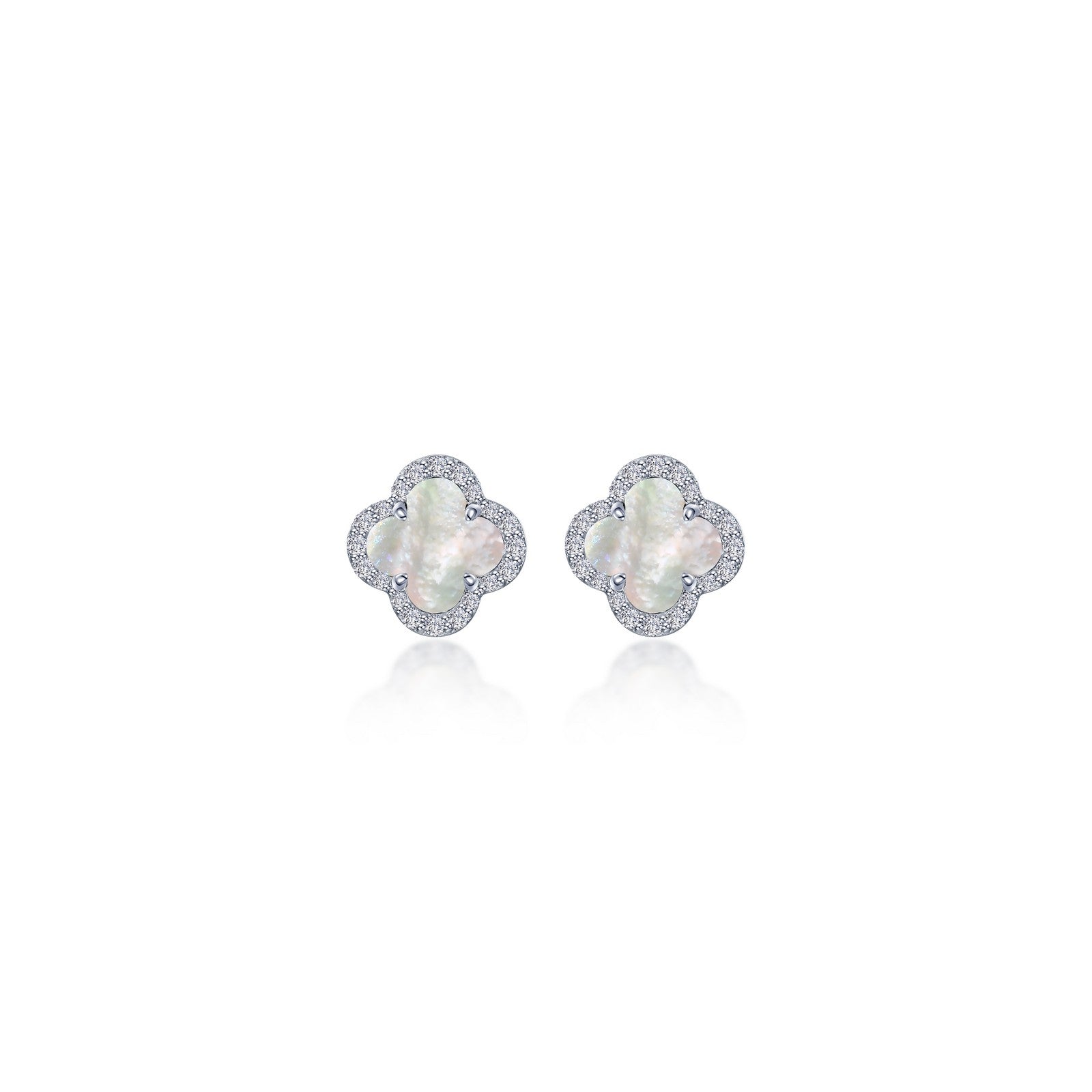 0.4 CTW Halo Stud Earrings-E0609MPP