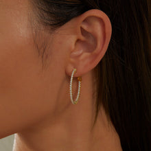 Load image into Gallery viewer, 25 mm Hoop Earrings-E3005CLG