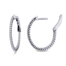 Load image into Gallery viewer, 20 mm x 25 mm Oval Hoop Earrings-E3030CLP
