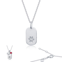 Load image into Gallery viewer, Paw Print Necklace-LV011CLP