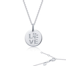 Load image into Gallery viewer, LOVE Paw Print Necklace-LV012CLP