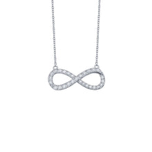 Load image into Gallery viewer, 0.33 CTW Infinity Necklace-N0017CLP