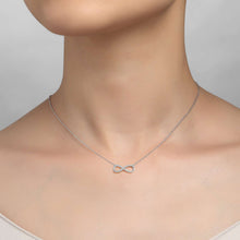 Load image into Gallery viewer, 0.33 CTW Infinity Necklace-N0017CLP