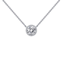 Load image into Gallery viewer, 1.23 CTW Halo Necklace-N0038CLP