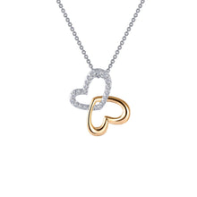 Load image into Gallery viewer, Double-Heart Shadow Necklace-N0141CLT
