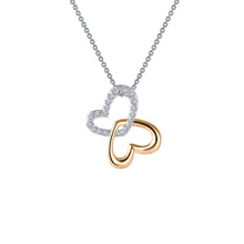 Load image into Gallery viewer, Double-Heart Shadow Necklace-N0141CLT