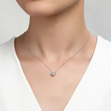 Load image into Gallery viewer, 1.0 CTW Solitaire Necklace-N0154CLP