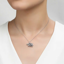 Load image into Gallery viewer, Whimsical Sea Turtle Necklace-N0156CCT