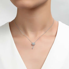 Load image into Gallery viewer, Tropical Palm Tree Necklace-N0160CLP