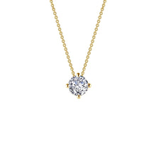 Load image into Gallery viewer, 1.25 CTW Solitaire Necklace-N0174CLG