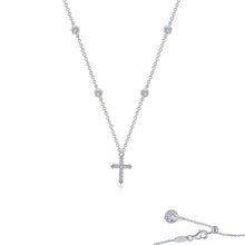 Load image into Gallery viewer, 0.41 CTW Cross Necklace-N0222CLP