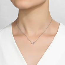 Load image into Gallery viewer, 0.36 CTW Infinity Necklace-N0226CLP