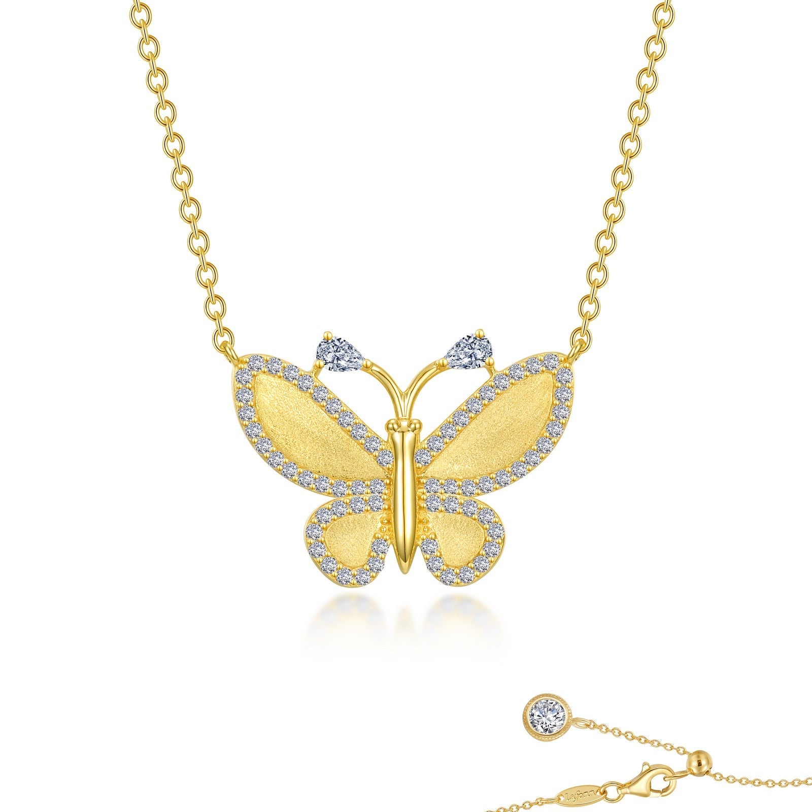 Butterfly Necklace-N0236CLG