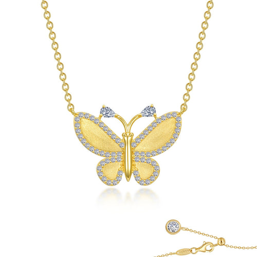 Butterfly Necklace-N0236CLG