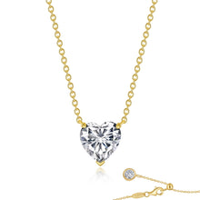 Load image into Gallery viewer, Heart Solitaire Necklace-N0245CLG
