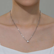 Load image into Gallery viewer, Paperclip Necklace-N0250CLP