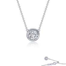 Load image into Gallery viewer, 1.25 CTW Bezel-set Solitaire Necklace-N0295CLP