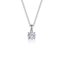 Load image into Gallery viewer, 0.85 CTW 4-Prong Solitaire Necklace-N0304CLP
