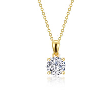 Load image into Gallery viewer, 1.5 CTW 4-Prong Solitaire Necklace-N0307CLG