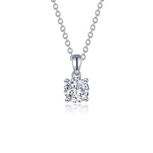 Load image into Gallery viewer, 1.5 CTW 4-Prong Solitaire Necklace-N0307CLP
