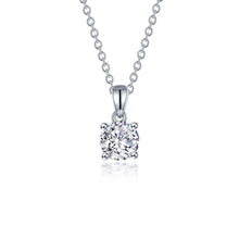 Load image into Gallery viewer, 1.5 CTW 4-Prong Solitaire Necklace-N0307CLP