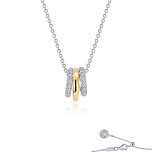 Load image into Gallery viewer, Two-tone Tube Charm on Chain Necklace-N0310CLT
