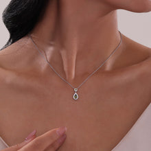 Load image into Gallery viewer, Oval Halo Necklace-N0318OVP
