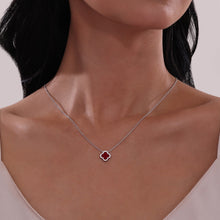 Load image into Gallery viewer, 0.49 CTW Halo Necklace-N0334AGP
