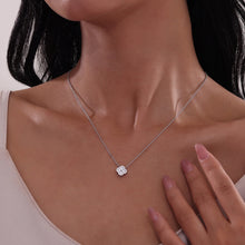 Load image into Gallery viewer, 0.65 CTW Halo Necklace-N0335CLP