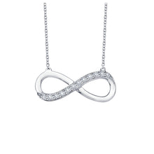 Load image into Gallery viewer, 0.24 CTW Infinity Necklace-N2013CLP