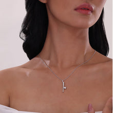 Load image into Gallery viewer, Baseball and Bat Necklace-N2020CLP
