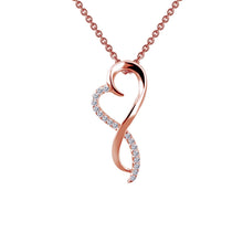 Load image into Gallery viewer, Infinity Heart Pendant Necklace-P0151CLR