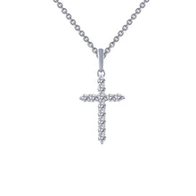 Load image into Gallery viewer, 0.36 CTW Cross Pendant Necklace-P0165CLP