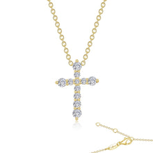 Load image into Gallery viewer, 0.67 CTW Cross Pendant Necklace-P0207CLG
