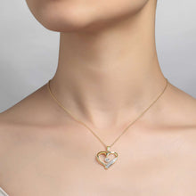 Load image into Gallery viewer, Open Heart Pendant Necklace-P0221CLT
