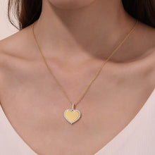 Load image into Gallery viewer, Fancy Heart Pendant Necklace-P0292CLG