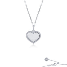 Load image into Gallery viewer, Fancy Heart Pendant Necklace-P0292CLP