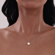 Load image into Gallery viewer, Two-Tone Disc Pedant Necklace-P2019CLT
