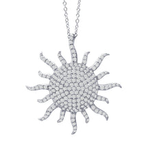 Load image into Gallery viewer, Sunburst Pendant Necklace-P3001CLP