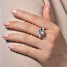 Load image into Gallery viewer, Classic Three-Stone Engagement Ring-R0183CLP