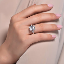 Load image into Gallery viewer, Classic Three-Stone Engagement Ring-R0184CLP